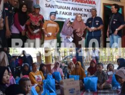 LPHM Pandawa Jombang Bagi-Bagi Sembako dan Uang Saku untuk Puluhan Anak Yatim dan Fakir Miskin 