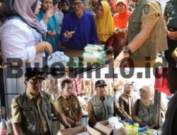 Satgas Pangan, TPID Jombang Dan Bulog, Gelar Stabilisasi Harga Di Pasar Bareng dan Ngoro