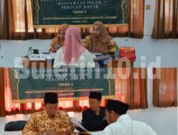 Disdikbud Jombang Gelar Munaqosyah Guru Al-Qur’an Metode Tilawati Bagi Pembimbing Mulok Keagamaan Islam SD Tahap 2