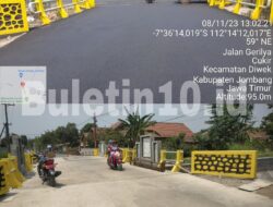 Kurang Satu Lagi, Dinas PUPR Jombang Tuntaskan Target 6 Proyek Rehabilitasi Jembatan