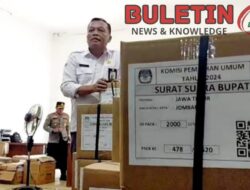 KPU Jombang Mulai Proses Sortir dan Lipat 2 Juta Surat Suara Pilkada 2024