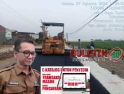 Dinas PUPR Jombang Terobos Pengadaan Konstruksi dengan Sistem e-Purchasing pada tahun 2024