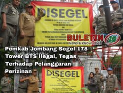 Pemkab Jombang Segel 178 Tower BTS Ilegal, Tegas Terhadap Pelanggaran Perizinan