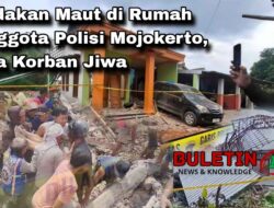 Ledakan Maut di Rumah Anggota Polisi Mojokerto, Dua Korban Jiwa