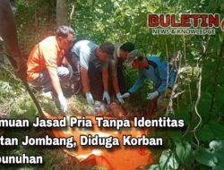 Penemuan Jasad Pria Tanpa Identitas di Hutan Jombang, Diduga Korban Pembunuhan