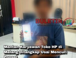 Mantan Karyawan Toko HP di Malang Ditangkap Usai Mencuri Ponsel