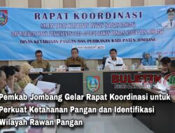 Pemkab Jombang Gelar Rapat Koordinasi untuk Perkuat Ketahanan Pangan dan Identifikasi Wilayah Rawan Pangan
