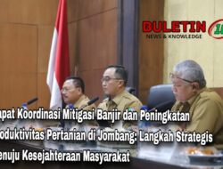 Rapat Koordinasi Mitigasi Banjir dan Peningkatan Produktivitas Pertanian di Jombang: Langkah Strategis Menuju Kesejahteraan Masyarakat
