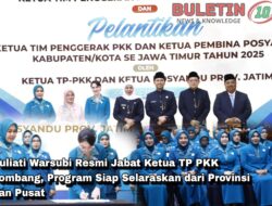 Yuliati Warsubi Resmi Jabat Ketua TP PKK Jombang, Program Siap Selaraskan dari Provinsi dan Pusat