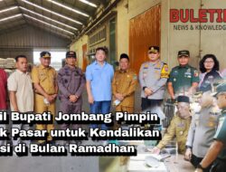 Wakil Bupati Jombang Pimpin Sidak Pasar untuk Kendalikan Inflasi di Bulan Ramadhan