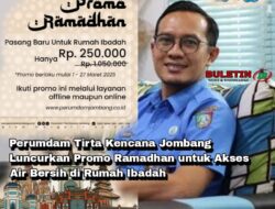 Perumdam Tirta Kencana Jombang Luncurkan Promo Ramadhan untuk Akses Air Bersih di Rumah Ibadah”