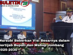 Warsubi Beberkan Visi Besarnya dalam Sertijab Bupati dan Wabup Jombang 2025-2030