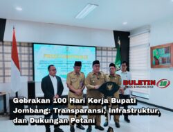 Gebrakan 100 Hari Kerja Bupati Jombang: Transparansi, Infrastruktur, dan Dukungan Petani