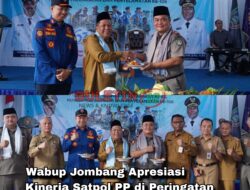 Wabup Jombang Apresiasi Kinerja Satpol PP di Peringatan HUT ke – 75