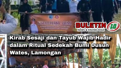 Kirab Sesaji dan Tayub Wajib Hadir dalam Ritual Sedekah Bumi Dusun Wates, Lamongan