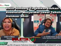 RSUD Jombang Tingkatkan Edukasi Kesehatan Masyarakat Lewat Talkshow Dislokasi Sendi