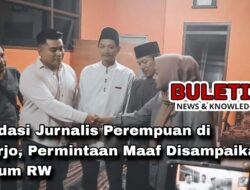 Intimidasi Jurnalis Perempuan di Sidoarjo, Permintaan Maaf Disampaikan di Forum RW