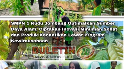 SMPN 1 Kudu Jombang Optimalkan Sumber Daya Alam, Ciptakan Inovasi Minuman Sehat dan Produk Kecantikan Lewat Program Kewirausahaan