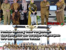 Pemkab Jombang Gelar Pengawasan Kearsipan 2025 dan Serahkan Penghargaan OPD dan Kecamatan Terbaik