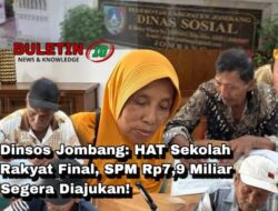 Dinsos Jombang: HAT Sekolah Rakyat Final, SPM Rp7,9 Miliar Segera Diajukan!