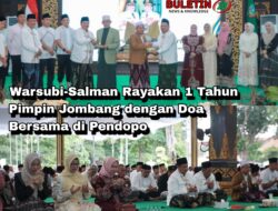 Warsubi-Salman Rayakan 1 Tahun Pimpin Jombang dengan Doa Bersama di Pendopo