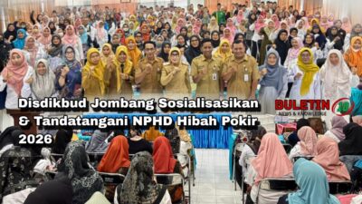 Disdikbud Jombang Sosialisasikan & Tandatangani NPHD Hibah Pokir 2026