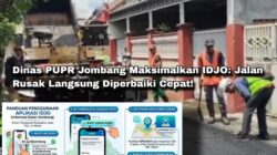 Dinas PUPR Jombang Maksimalkan IDJO: Jalan Rusak Langsung Diperbaiki Cepat!