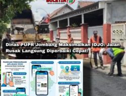 Dinas PUPR Jombang Maksimalkan IDJO: Jalan Rusak Langsung Diperbaiki Cepat!