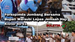 Forkopimda Jombang Bersama Bupati Warsubi Lepas Jemaah Haji Kloter 60-61