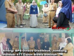 Sinergi BPS-Dinsos-Disdikbud, Jombang Validasi 477 Calon Siswa Sekolah Rakyat