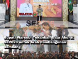 Bupati Warsubi Tekankan Data Akurat SE2026 untuk Arah Pembangunan Jombang
