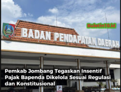 Pemkab Jombang Tegaskan Insentif Pajak Bapenda Dikelola Sesuai Regulasi dan Konstitusional