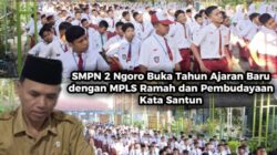SMPN 2 Ngoro Buka Tahun Ajaran Baru dengan MPLS Ramah dan Pembudayaan Kata Santun