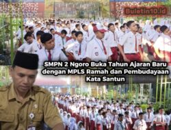 SMPN 2 Ngoro Buka Tahun Ajaran Baru dengan MPLS Ramah dan Pembudayaan Kata Santun
