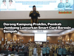 Dorong Kampung Proklim, Pemkab Jombang Luncurkan Smart Card Beresin Sampah