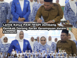 Lantik Ketua PAW IWAPI Jombang, Pemkab Dorong Peran Perempuan dalam Ekonomi